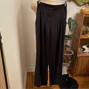 Vintage Lululemon 100% Silk high waisted wide leg pants